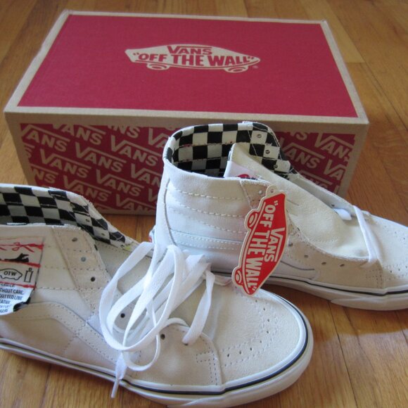 Vans Sk8-Hi Tapered White/True White Canvas US 6.5 - Picture 1 of 11